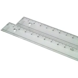 KUM 201.01.09 Lineal Kunststoff - 15 cm, glasklar
