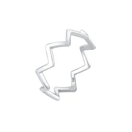 Elli Ring Geo Zick Zack Trend Blogger 925 Sterling