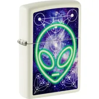 Zippo Benzin-Feuerzeug Alien Glow in The Dark 60007220, unbefüllt