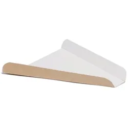 MONOUSO - Pappteller für ein Pizzastück Kraft (100 Stück)