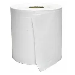 Rollenhandtuchpapier, 1-lagig, naturweiß 200435 , 1 Paket = 6 Rollen à 300 Meter