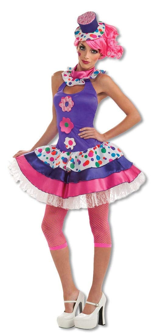 Horror-Shop Knallbuntes Candy Girl Kostüm für Fasching & Karneval M