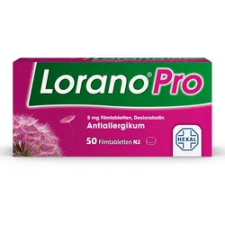 Lorano®Pro bei Allergie – Für alle Heuschnupfen-Symptome 50 St