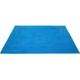 Dyckhoff Badematte DYCKHOFF "Siena" Gr. 20, blau (azur), H:3mm, Baumwolle, Badematten, Badematte, 2er Set