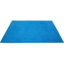 Dyckhoff Badematte DYCKHOFF "Siena" Gr. 20, blau (azur), H:3mm, Baumwolle, Badematten, Badematte, 2er Set