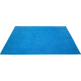 Dyckhoff Badematte DYCKHOFF "Siena" Gr. 20, blau (azur), H:3mm, Baumwolle, Badematten, Badematte, 2er Set