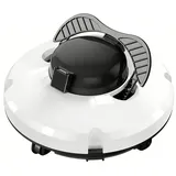 Poolroboter - Kabelloser automatischer Poolsauger - 5200 mAh Akku - Wiederaufladbar - Für Aufstell- und Einbaupools - Weiß