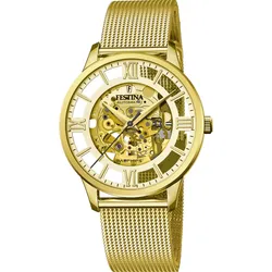 Festina Automatik Herren Automatik F20667/1 - gold - 41.5mm