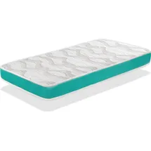 xaluca Babymatratze 60x120 milu vert Höhe 14 cm- Kindermatratze - Perforierter und atmungsaktiver Schaumstoffkern -dormalit