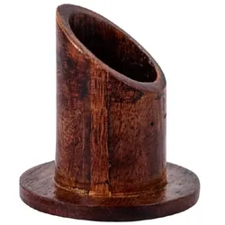 Mega-Leuchter Holz Dunkle Einfärbung D 4 cm