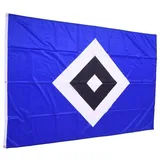 HSV Fahne Schrebergarten (180 x 120 cm) blau|schwarz