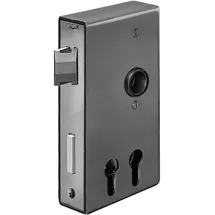 AMF Spezialschloss für Stahlkonstruktionen 140D mit 2 PZ-Lochungen 30/60 mm