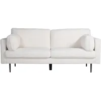 venture home Boom 3-seat sofa - Teddy Fabric White