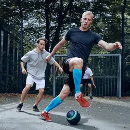 Bauerfeind Sports Unisex Sports Compression Sleeves Lower Leg - extra lang blau