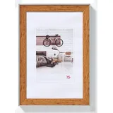 walther + design walther design Bilderrahmen buche 30 x 40 cm mit silberne Außenkante, Bohemian Designrahmen EN040P