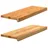 vidaXL Fensterbänke 2 Stk. Hellbraun 70x30x2 cm Massivholz Eiche