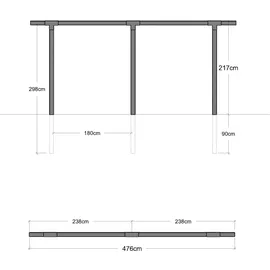 Plus Cubic Pergola 2 Module
