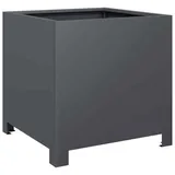 vidaXL Pflanzkübel Anthrazit 40x40x40 Stahl