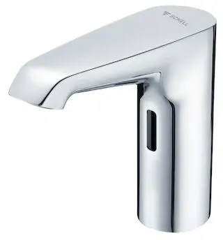 Schell XERIS E2 Infrarot-Waschtisch-Armatur 002580699 HD-K mid., Batteriefach 6 V, IP 65, verchromt