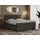 MKS Meble Boxspringbett 160x200 mit Bettkasten, Bett 160x200 mit Matratze und Topper - SUSAN - 160x200 - Dunkelgrau - Kunstleder - H3 - Dunkelgrau