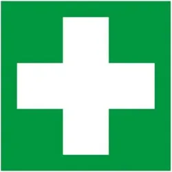 Gramm Medical Symbol Erste Hilfe, Kunststoff, 200 x 200 mm