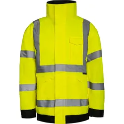 Korntex Hi-Vis Light Rain Jacket Kaunas - signal yellow - 3XL