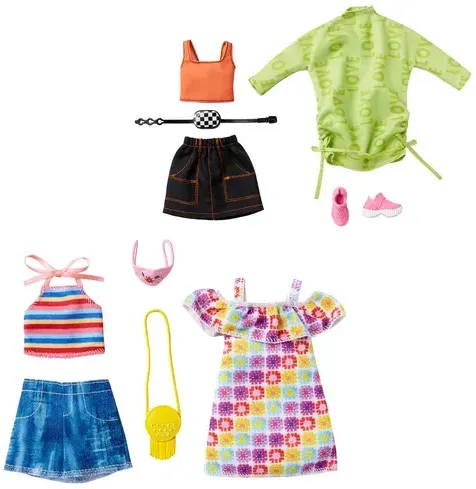 Barbie Moden 2 Outfits und 2 Accessoires für die Barbie Puppe