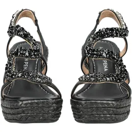 Alma en Pena Keilsandaletten Damen Schwarz 38