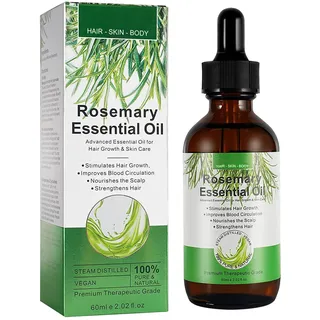 120 Ml Rosmarinöl Für Haarwachstum & Hautpflege, Nährt Die Kopfhaut, Hautpflegeöl Für Aromatherapie, Massage Und Diffusoren, Stimuliert Das Haarwachstum Für Männer Und Frauen