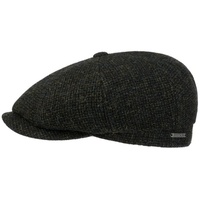 Stetson Flat Cap (1-St) Schirmmütze mit Schirm grün 55 cmHutshopping