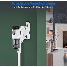 Medion P400 W+ Akku-Stielstaubsauger mit Wischfunktion weiß