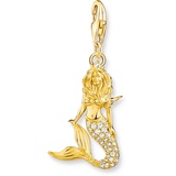 Thomas Sabo Charm-Anhänger Meerjungfrau vergoldetes Silber 1887-414-7