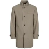 JACK & JONES Melton Mantel - Greige - M