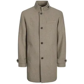 JACK & JONES Melton Mantel - Greige - M