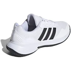 adidas Gamecourt 2 White/Black/Silver Met. 46 2/3