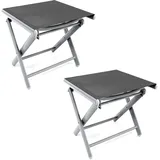 Mojawo Klapphocker 2er Set Anthrazit