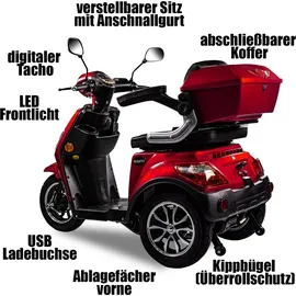 Rolektro E-Trike 25 V.3 Rot