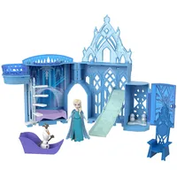 Mattel Disney Die Eiskönigin Spielzeug, Elsas Stapelschloss Geschenke für Kinder