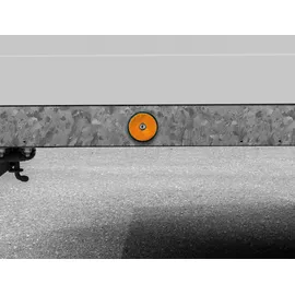 LAS Reflektor rund orange 60 mm 2 Stück