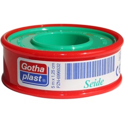 Gotha-Silk Heftpflaster Seide 5mx1.25cm 1 ST