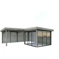 Palmako Gartenhaus Lenna 5,88 x 5,88 m Grau