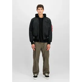 Alpha Industries Ma-1 Zh Back Print Jacke Black / Reflective M