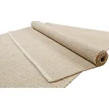 Bedding Craft Teppich aus Jute-Baumwolle, matt, für Wohnzimmer, 122 x 183 cm, naturfarben, maschinenwaschbar, 1,2 x 1,8 m, 70 % Jute und 30 % Baumwolle