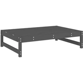vidaXL 6-tlg. Garten-Lounge-Set Grau Massivholz Kiefer