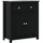 vidaXL Berg Badschrank 69,5 x 34 x 80 cm Schwarz Massivholz