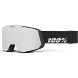 100% Snowcraft Skibrille (Größe One Size, schwarz)