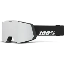 100% Snowcraft Skibrille (Größe One Size, schwarz)