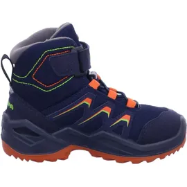 Lowa Maddox Warm GTX Mid Jr. navy/orange 34 - Dunkelblau