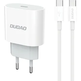DUDAO A14EUC PD 20W USB-C Wandladegerät Kabel - Weiß