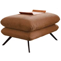 KAWOLA Hocker CHARME Cord 120 x 45 x 70 cm Braun